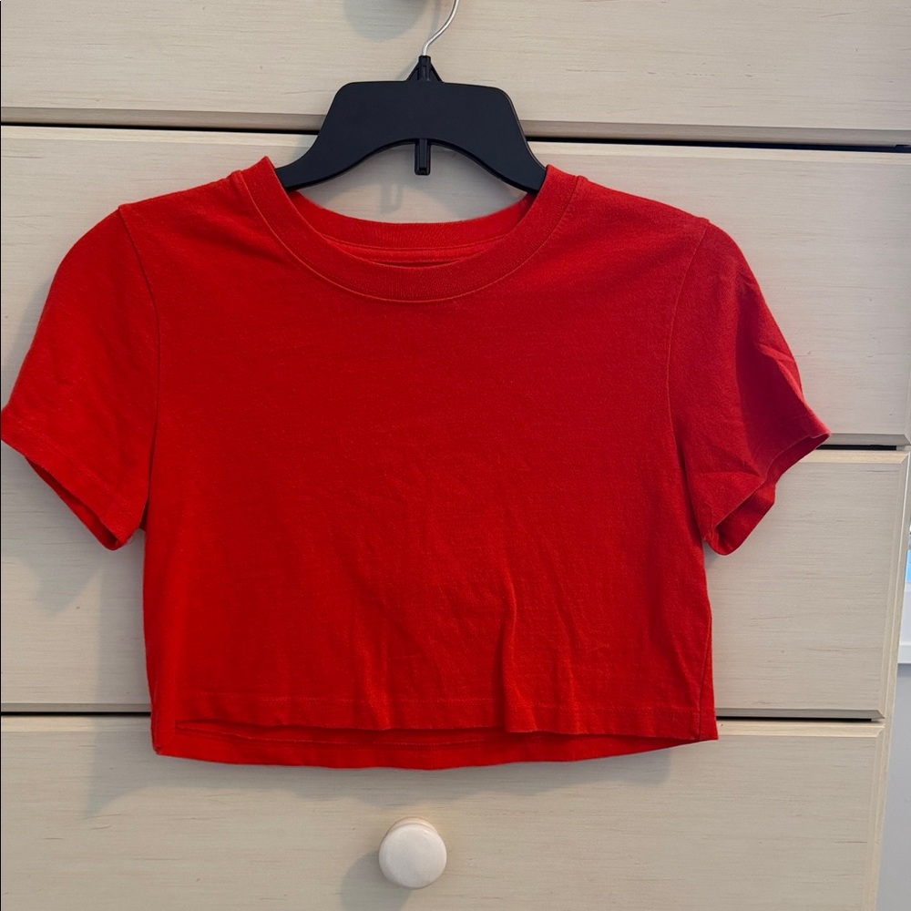 Urban Outfitters Red Crop Top